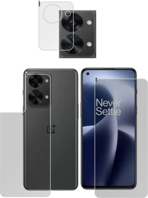 chakoor Front and Back Screen Guard for Oneplus Nord 2T 5g(Pack of 3)