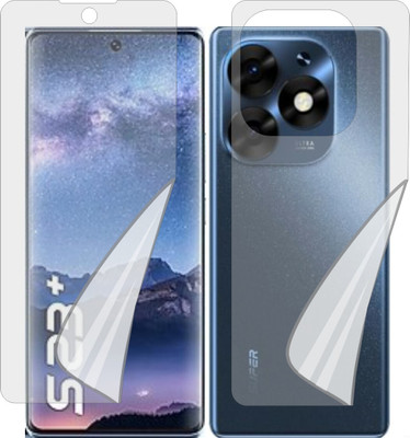 ZINGTEL Front and Back Tempered Glass for Itel S23 Plus S681LN (Edge To Edge TPU Full Coverage)(Pack of 1)