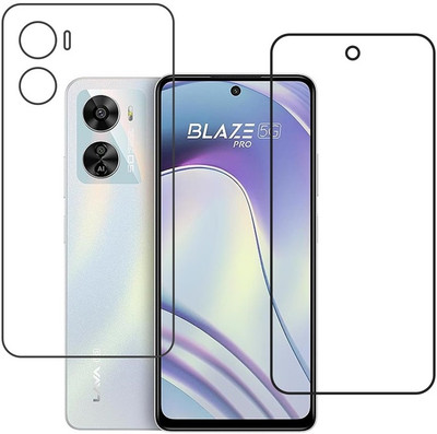 DVMART Front and Back Screen Guard for 9H Lava Blaze Pro 5G(Pack of 1)