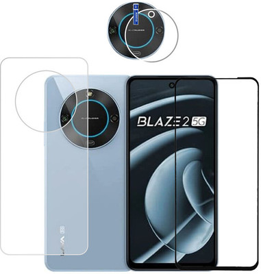 FINCH Front and Back Screen Guard for LAVA BLAZE 2 5G (BLACK)(Pack of 1)