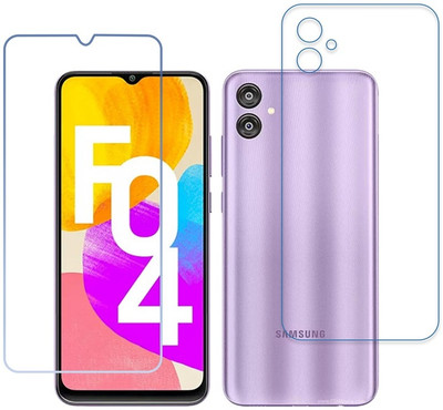 DVMART Front and Back Screen Guard for 9H Samsung Galaxy F04(Pack of 1)