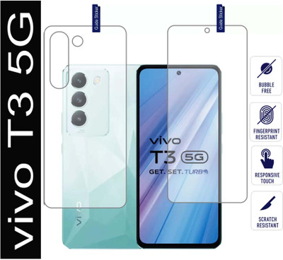 GS Smart Front and Back Screen Guard for vivo T3 5G, V2334, T3 5G(Pack of 1)