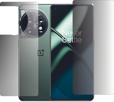 tempurglaze Front and Back Screen Guard for OnePlus 11R, OnePlus 11R 5G(Pack of 2)