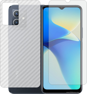 Mobling Front and Back Tempered Glass for VIVO Y33e(Pack of 2)