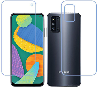 DVTECH Front and Back Screen Guard for 9H Crystal Clear Front And TPU BackSamsung Galaxy F52 5G(Pack of 1)