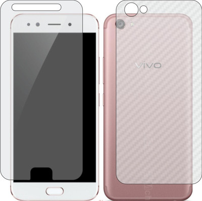 Mobling Front and Back Screen Guard for VIVO X9S PLUS (Front 9H Hardness Matte & Carbon Fiber Skin for Back)(Pack of 2)