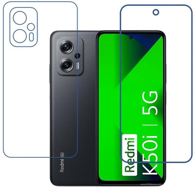 DVMART Front and Back Screen Guard for 9H Xiaomi Redmi K50i(Pack of 1)
