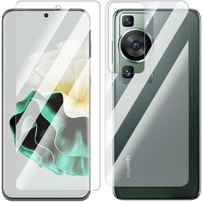 Enlinea Front and Back Screen Guard for Huawei P60 Front+Back (Glossy)(Pack of 2)