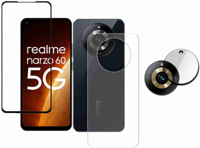 FINCH Front and Back Screen Guard for REALME NARZO 60 5G(Pack of 3)
