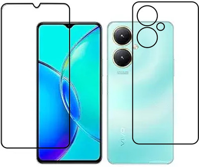 DVTECH Front and Back Screen Guard for Vivo Y27 Protective Compatible Mobile Screen Protector For (Not a Tempered glass)(Pack of 1)