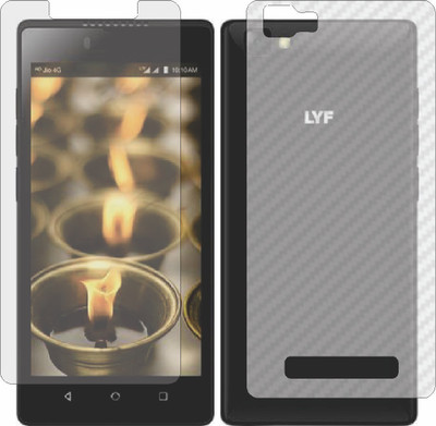 Mobling Front and Back Tempered Glass for RELIANCE JIO LYF F8(Pack of 2)