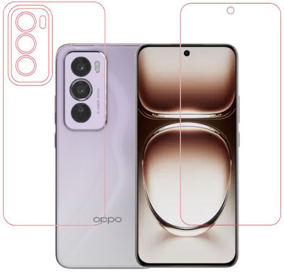 HOBBYTRONICS Front and Back Screen Guard for OPPO RENO 12 PRO 5G, OPPO RENO12 PRO(Pack of 1)