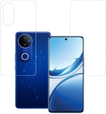 ISAAK Front and Back Screen Guard for Vivo V50 5G Unbreakable Front and Back Screen Guard (COMBO PACK)(Pack of 2)