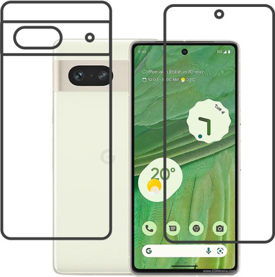 DVTECH Front and Back Screen Guard for 9H Crystal Clear Front And TPU BackGoogle Pixel 7(Pack of 1)