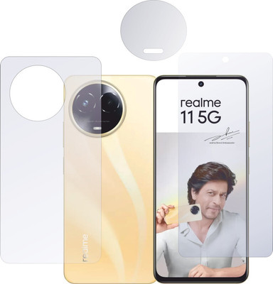 tempurglaze Front and Back Screen Guard for Realme 11x, Realme 11x 5G(Pack of 1)