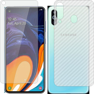 Mobling Front and Back Tempered Glass for SAMSUNG GALAXY A60(Pack of 2)