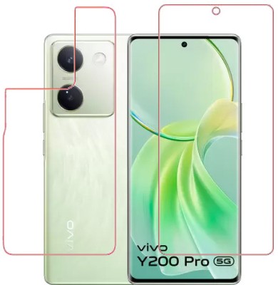 ECMERED Front and Back Screen Guard for Vivo Y200 PRO 5G(Pack of 1)