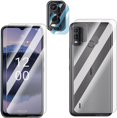 FCS Front and Back Screen Guard for Nokia G11 Plus Front+Back+Camera (Glossy)(Pack of 3)