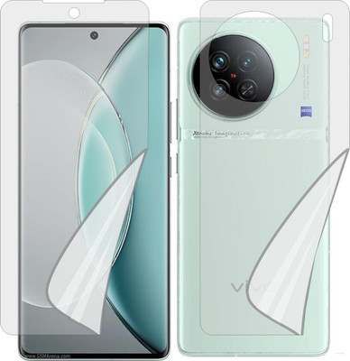 MOBART Front and Back Tempered Glass for VIVO X90S (Edge To Edge TPU Full Coverage)(Pack of 1)