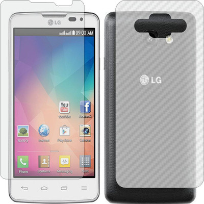Mobling Front and Back Tempered Glass for LG L60 DUAL X147(Pack of 2)