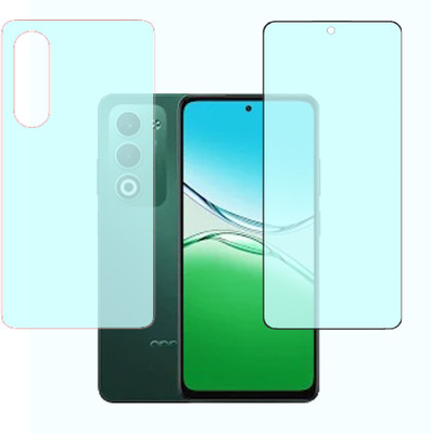VAYUVAULT Front and Back Screen Guard for Oppo A5 5G, Matte glass, Back Screen Guard Glossy finish(Pack of 2)