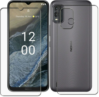 DVTECH Front and Back Screen Guard for 9H Crystal Clear Front And TPU BackNokia G11 Plus(Pack of 1)