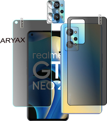 aryax Front and Back Screen Guard for Realme GT NEO 2(Pack of 3)