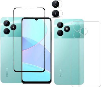 S9HUB Front and Back Screen Guard for REALME C51(Pack of 1)