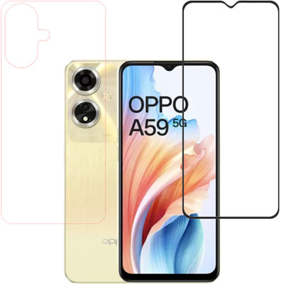 KARTRAY Front and Back Screen Guard for Oppo A59 5G(Pack of 2)