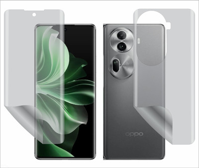 TELTREK Front and Back Screen Guard for Oppo Reno 11 Pro CPH2607 (Edge to Edge Full Screen Protector)(Pack of 1)