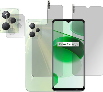 chakoor Front and Back Screen Guard for REALME C35(Pack of 3)