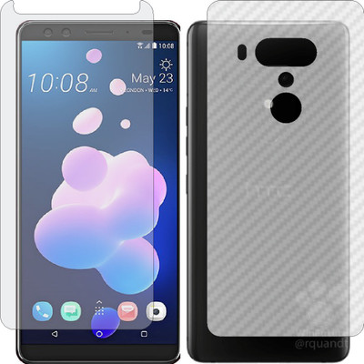 Mobling Front and Back Tempered Glass for HTC U12 PLUS(Pack of 2)