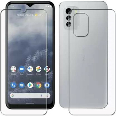 DVTECH Front and Back Screen Guard for Crystal Clear Front And TPU Back Nokia G60(Pack of 1)