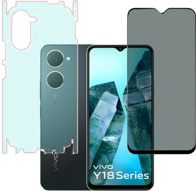 SPRITZEN Front and Back Screen Guard for Vivo Y18(Pack of 2)