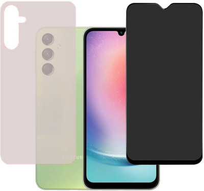 KARTRAY Front and Back Screen Guard for SAMSUNG Galaxy A15 5G, Samsung Galaxy A25 5G(Pack of 2)