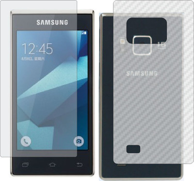 ZINGTEL Front and Back Screen Guard for SAMSUNG SM G9198 (Front Matte Finish & Back 3d Carbon Fiber)(Pack of 2)