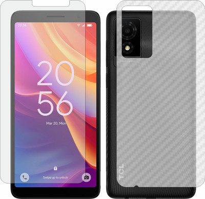 ZINGTEL Front and Back Screen Guard for TCL 501 T433D(Pack of 2)
