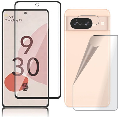 KANCHA Front and Back Screen Guard for GOOGLE PIXEL 8(Pack of 3)