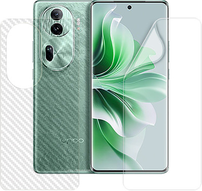 ARBAN Front and Back Screen Guard for Oppo Reno11 Pro 5G (1 HYDROGEL SCREEN PROTECTOR WITH 1 CARBON FIBER SKIN)(Pack of 1)