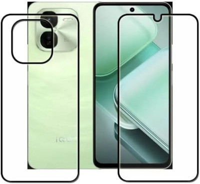 Guardor Front and Back Screen Guard for Front and Back Screen Guard for Vivo Iqoo Z9X 5G with camera lens protector Full Screen Coverage (except edges) and Easy Installation Kit(Pack of 2)