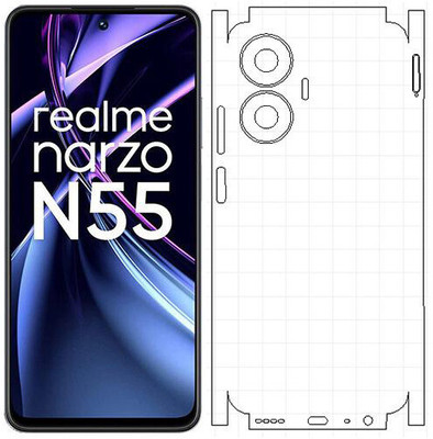 Asmart Front and Back Screen Guard for Realme C55(Pack of 1)