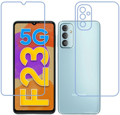 DVTECH Front and Back Screen Guard for 9H Crystal Clear Front And TPU BackSamsung Galaxy F23(Pack of 1)