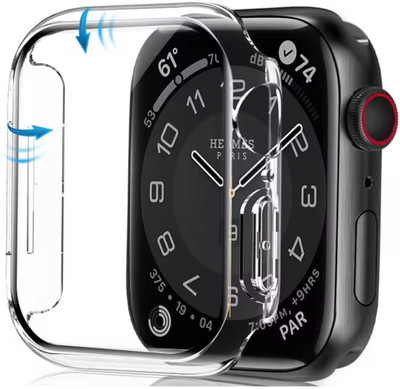 TSHIENTT Screen Guard for 38mm Apple Watch Series 3/2/1 Bumper Cover for 38mm Watch Without Tempered Glass All Around Protection [NO GLASS SCREEN] [CLEAR](Pack of 1)