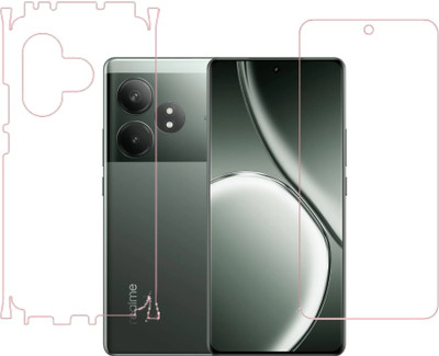 KARTRAY Front and Back Screen Guard for Realme GT 6T 5G, Front Clear Back Clear(Pack of 2)