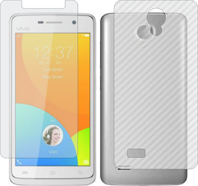 ZINGTEL Front and Back Screen Guard for VIVO Y21 2020 (Front Matte Finish & Back 3d Carbon Fiber)(Pack of 2)