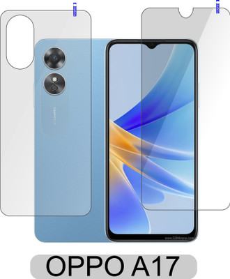 PONDRIK Front and Back Screen Guard for OPPO A17(Pack of 2)