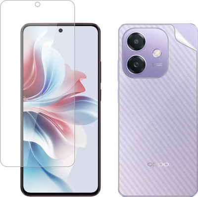 Vatsin Front and Back Screen Guard for Oppo A3X 4G, Oppo A3X 4G [Back Carbon Fiber](Pack of 2)