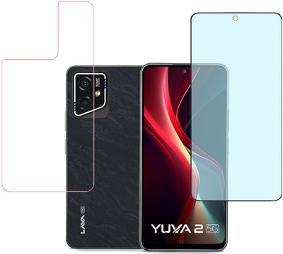 SPRITZEN Front and Back Screen Guard for Lava Yuva 2 5G(Pack of 2)