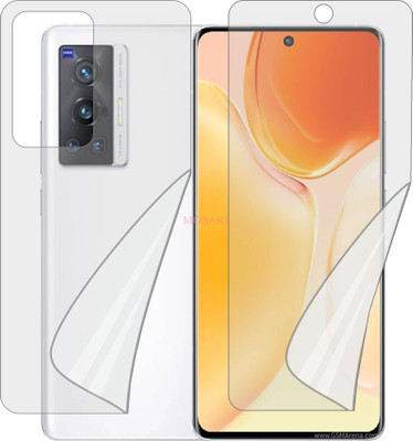 MOBART Front and Back Screen Guard for VIVO X70 PRO 5G V2134A (Edge To Edge TPU Covers Curved Edges)(Pack of 2)