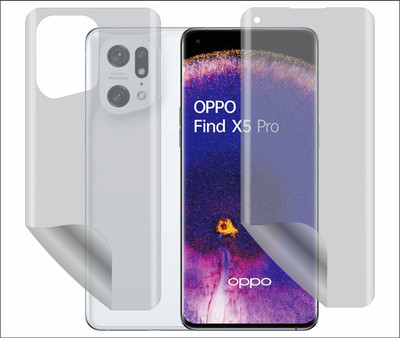 TELTREK Front and Back Screen Guard for OPPO FIND X5 PRO 5G (Edge to Edge Full Screen Protector)(Pack of 1)